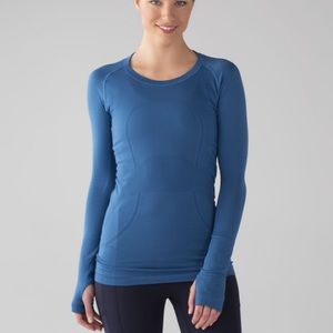 Lululemon Swiftly Tech Long Sleeve Crew Royal